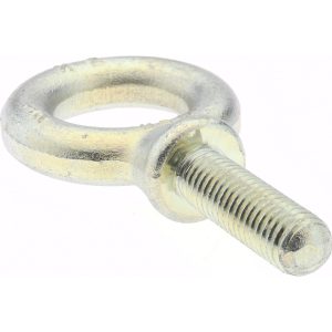 GIBRALTAR Fixed Lifting Eye Bolt: With Shoulder, 2,100 lb Capacity, 1/2-13 Thread, Grade 1030 Steel PZP14641GB
