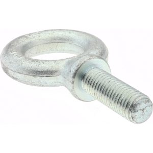GIBRALTAR Fixed Lifting Eye Bolt: With Shoulder, 3,500 lb Capacity, 5/8-11 Thread, Grade 1030 Steel PZP14661GB