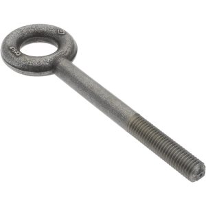 GIBRALTAR Fixed Lifting Eye Bolt: Without Shoulder, 4,000 lb Capacity, 5/8-11 Thread, Grade 1030 Steel P12352SPGB