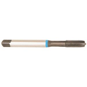 EMUGE Spiral Point STI Tap: 1/4-20 UNC, 3 Flutes, Plug, Cobalt, Nitride Finish BU203010.5617