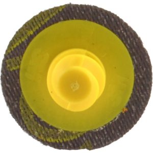 3M Quick-Change Disc: Roloc TR, 1" Disc Dia, 80 Grit, Aluminum Oxide, Coated 7000000380