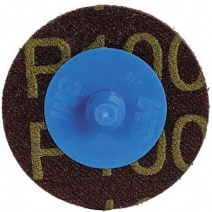 3M Quick-Change Disc: Roloc TR, 1-1/2" Disc Dia, 100 Grit, Aluminum Oxide, Coated 7000045101