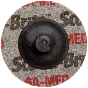 3M Deburring Wheel: 2" Dia, Density 6, Aluminum Oxide 7010294758