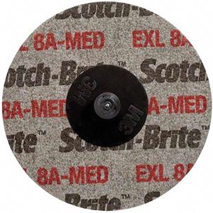 3M Deburring Wheel: 2" Dia, Density 8, Aluminum Oxide 7010366051