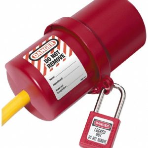 ACCUFORMNMC Circuit Breaker Lockout: 1 Padlock Max, 7.18" High, 3.02" Wide LP488