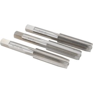 VALUE COLLECTION Tap Set: Metric Fine, 4 Flute, High Speed Steel, Bright Finish JY74732835