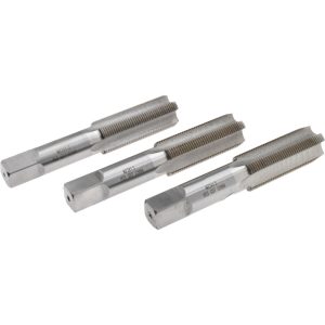 VALUE COLLECTION Tap Set: Metric Fine, 4 Flute, High Speed Steel, Bright Finish JY74732868