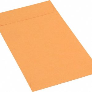 QUALITY PARK Kraft Coin Mailing Envelope: 3-1/2" Wide, 6-1/2" Long, 28 lb QUA50762