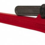 RIDGID Straight Pipe Wrench: 8" Max, 60" OAL, Cast Iron 31045