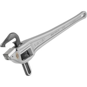 RIDGID Offset Pipe Wrench: 3/8 to 3", 24" OAL, Aluminum 31130