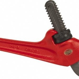 RIDGID Offset Hex Pipe Wrench: 1-1/8 to 2-5/8", 9-1/2" OAL, Steel 31305