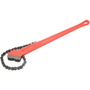 RIDGID Chain & Strap Wrench: 3" Max Pipe, 20-1/4" Chain Length 31325