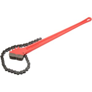 RIDGID Chain & Strap Wrench: 4-1/2" Max Pipe, 29" Chain Length 31330