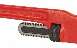 RIDGID Straight Spud Pipe Wrench: 3/8 to 2-5/8", 12" OAL, Steel 31400