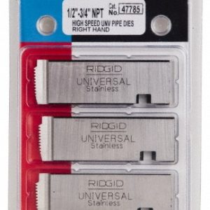RIDGID Thread Chaser: 1/2-14 to 3/4-14 NPT, 12 &deg; Hook Angle, Right Hand 47785