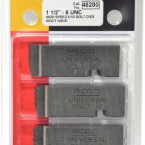 RIDGID Thread Chaser: 1-1/2-6 UNC, 6 &deg; Hook Angle, Right Hand 48280