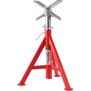 RIDGID 12" Pipe Capacity, Adjustable Pipe Stand with V-Head 56657