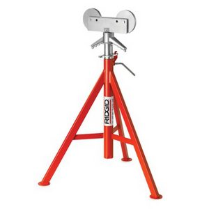 RIDGID 12" Pipe Capacity, Adjustable Pipe Stand with 2 Roller Head 56672