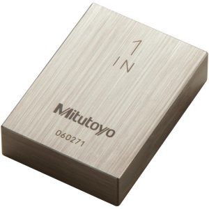 MITUTOYO Rectangle Steel Gage Block: 1", Grade AS-1 611201-541