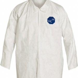 DUPONT 50 Qty 1 Pack Size 2XL, White, General Purpose, Long Sleeve Shirt TY303SWH2X005000