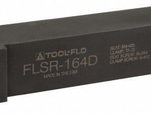 TOOL-FLO Indexable Threading Toolholder: External, Right Hand, 1 x 1" Shank 93401620D