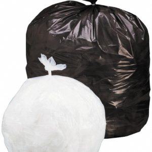 ABILITYONE Heavy Duty Trash Bags: 57.000 gal, 1 mil, Pack of 100 GPBF-3658-OR