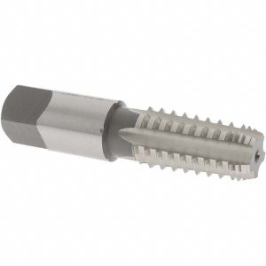 OSG 1/4-18 NPT, 5 Flutes, Bright Finish, High Speed Steel, Interrupted Thread Pipe Tap 1315300