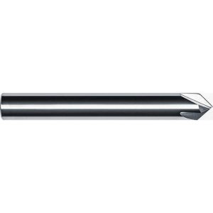 INTERNAL TOOL Chamfer Mill: 1/2" Dia, 1/2" Shank Dia, 90 deg, 4 Flute, Solid Carbide, Single End 64-8890-C