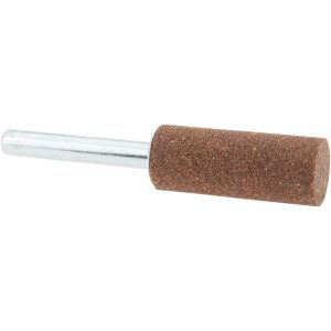 NORTON Mounted Point: 1-1/2" Thick, 1/4" Shank Dia, W188, 60 Grit, Medium 61463624530