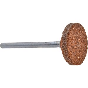 NORTON Mounted Point: 1/8" Thick, 1/8" Shank Dia, W200, 60 Grit, Medium 61463624543