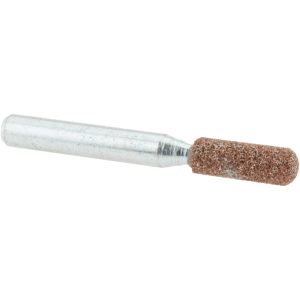 NORTON Mounted Point: 3/4" Thick, 1/4" Shank Dia, A24, 60 Grit, Medium 61463624395