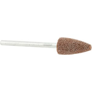 NORTON Mounted Point: 3/4" Thick, 1/8" Shank Dia, B52, 60 Grit, Medium 61463624420
