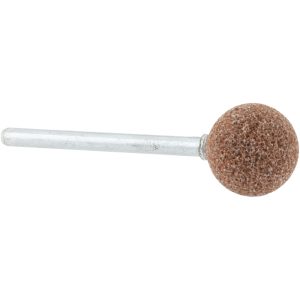 NORTON Mounted Point: 1/2" Thick, 1/8" Shank Dia, B121, 60 Grit, Medium 61463624466