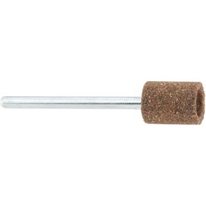 NORTON Mounted Point: 1/2" Thick, 1/8" Shank Dia, B132, 60 Grit, Medium 61463624479