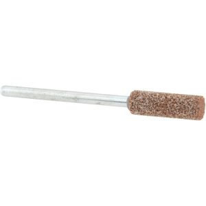 NORTON Mounted Point: 3/4" Thick, 1/8" Shank Dia, W164, 60 Grit, Medium 61463624505