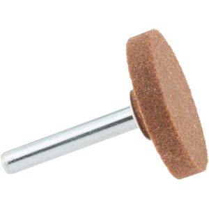 NORTON Mounted Point: 1/4" Thick, 1/4" Shank Dia, W235, 60 Grit, Medium 61463624583