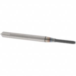 OSG Thread Forming Tap: #2-56 UNC, Modified Bottoming, Powdered Metal High Speed Steel, TiCN Coated 1405001108