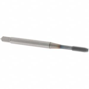 OSG Thread Forming Tap: #4-40 UNC, Modified Bottoming, Powdered Metal High Speed Steel, TiCN Coated 1405002408
