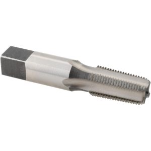 REIFF & NESTOR Standard Pipe Tap: 1/8-27, PTF SAE, Regular, 4 Flutes, High Speed Steel, Bright/Uncoated 47003