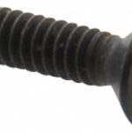 HOLO-KROME Flat Socket Cap Screw: #4-40 x 1/2", Alloy Steel, Black Oxide Finish 60006