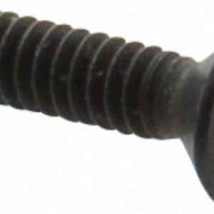 HOLO-KROME Flat Socket Cap Screw: #4-40 x 1/2", Alloy Steel, Black Oxide Finish 60006