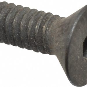 HOLO-KROME Flat Socket Cap Screw: #5-40 x 3/8", Alloy Steel, Black Oxide Finish 60014