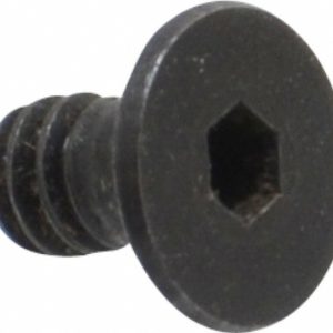 HOLO-KROME Flat Socket Cap Screw: #6-32 x 1/4", Alloy Steel, Black Oxide Finish 60022