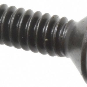 HOLO-KROME Flat Socket Cap Screw: #6-32 x 1/2", Alloy Steel, Black Oxide Finish 60026