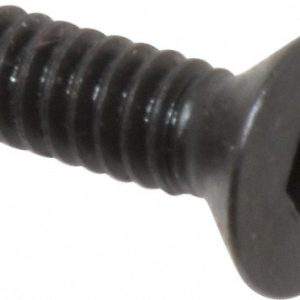 HOLO-KROME Flat Socket Cap Screw: #10-24 x 5/8", Alloy Steel, Black Oxide Finish 60046