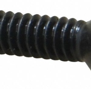 HOLO-KROME Flat Socket Cap Screw: #10-24 x 3/4", Alloy Steel, Black Oxide Finish 60048