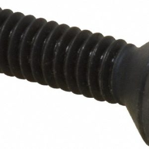 HOLO-KROME Flat Socket Cap Screw: 1/4-20 x 1", Alloy Steel, Black Oxide Finish 60064