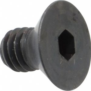 HOLO-KROME Flat Socket Cap Screw: 5/16-18 x 1/2", Alloy Steel, Black Oxide Finish 60074