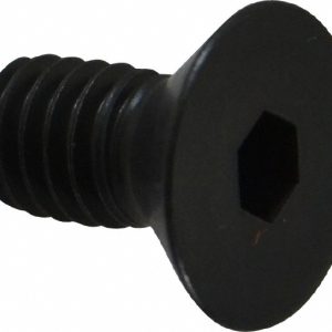 HOLO-KROME Flat Socket Cap Screw: 5/16-18 x 5/8", Alloy Steel, Black Oxide Finish 60076