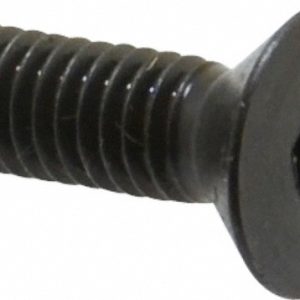 HOLO-KROME Flat Socket Cap Screw: 5/16-18 x 1", Alloy Steel, Black Oxide Finish 60080
